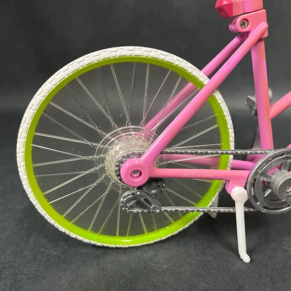 Rare Vintage‎ Barbie Doll Bicycle Pink Green White